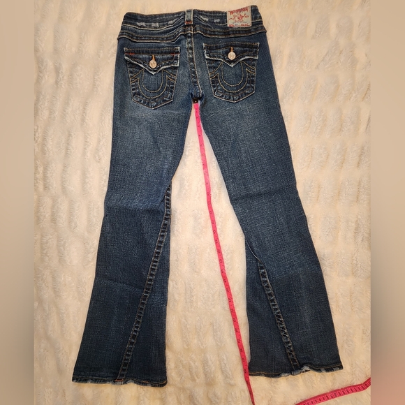 True Religion Joey 28 Jeans Distressed 29" Inseam - Picture 5 of 9